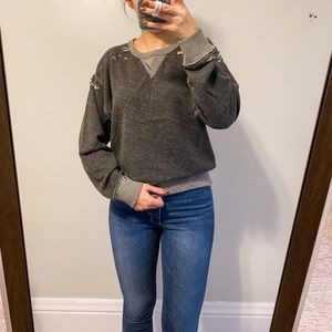 Abercrombie Distressed sweatshirt